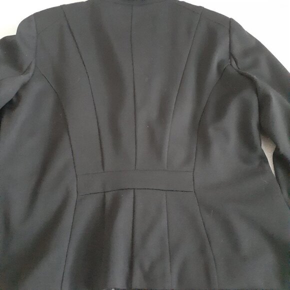 Reitmans Women's Size XL Petite Black 3/4 Sleeves Two Button Lined Blazer - Picture 9 of 14